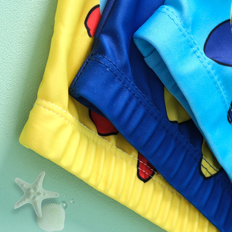 

2021 swimwear kids Cartoon Print Baby Boys Swimming Trunks Beach Short for Baby Toddler Baby Clothes Children Swimming Clothes