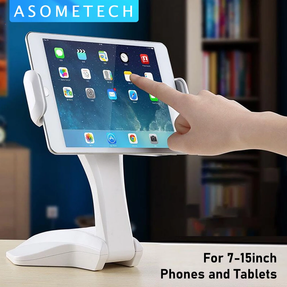 

360 Degree Rotation Tablet Stand Adjustable 7-15inch Tablet Holder Universal Mount Holder Bracket For Ipad Xiaomi Huawei Samsung