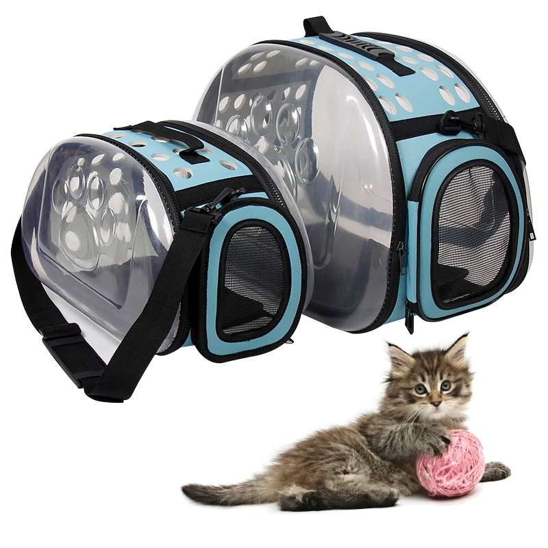 Складная воздухопроницаемая сумка для перевозки кошек портативная уличная