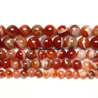natural stone aaaa quality red sardonyx agate round loose beads 6 8 10 12mm pick size for jewelry making