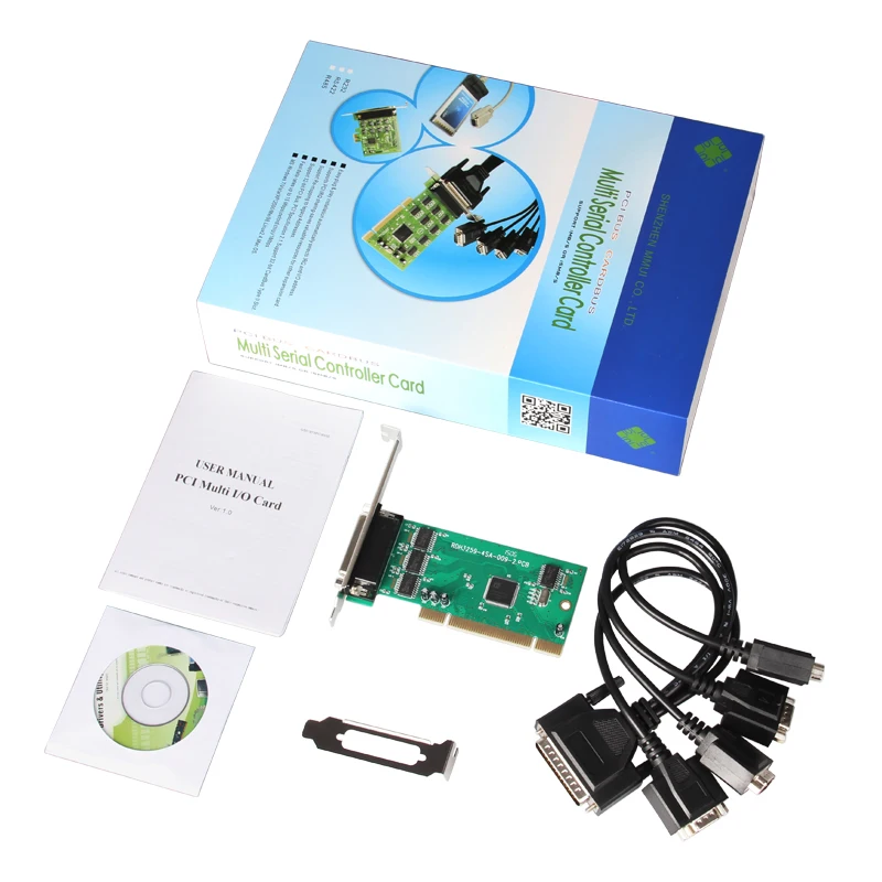 Высококачественный чип IOC845 4 DB-9 последовательный (rs-232) порты pci-контроллер