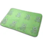 Froggers! Нет возможности! Коврик ковер анти-скольжение Спальня входная дверь коврик лягушка Froggers Poggers зеленый и не беспокоить волшебник, магия ролевая игра