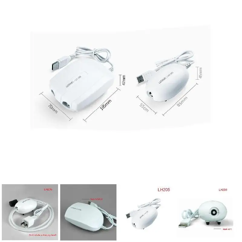 Аквариумный воздушный насос с фильтром бесшумный кислородный DFDS889 питанием от