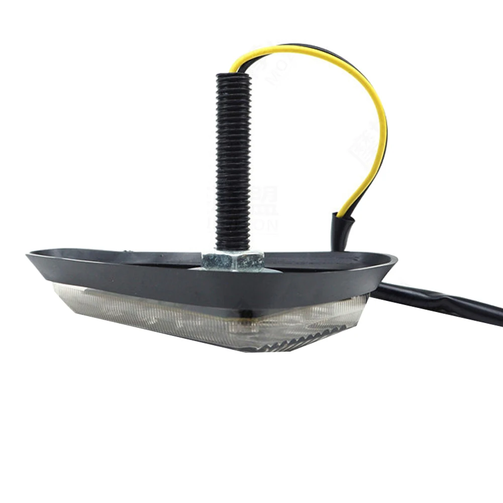 

12V 2Pcs Motorcycle Motorbike Bright 9 LED Turn Signal Light Safety Indicator Lamp low power consumption PC, ABS
