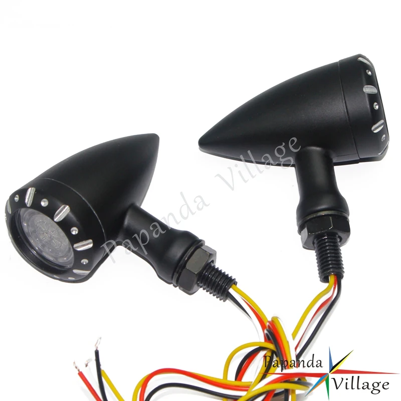 3 в 1 задний сигнальный светильник винтажный стоп-сигнал для кафе мигалка Harley Cafe