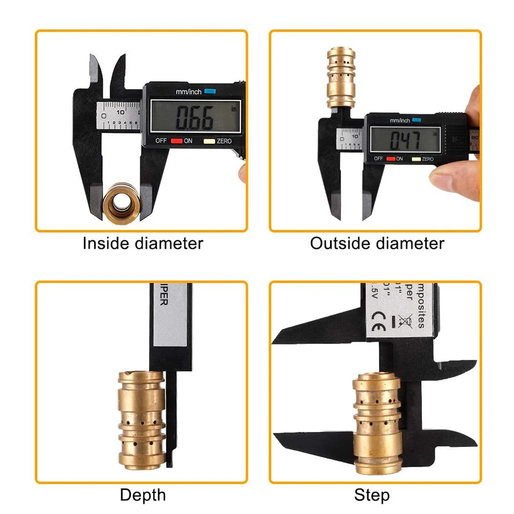 

0.1mm Digital Vernier Caliper 6/4 Inch Electronic Vernier Caliper 100mm/150mm Accuracy Calliper Micrometer Ruler Measuring Tool