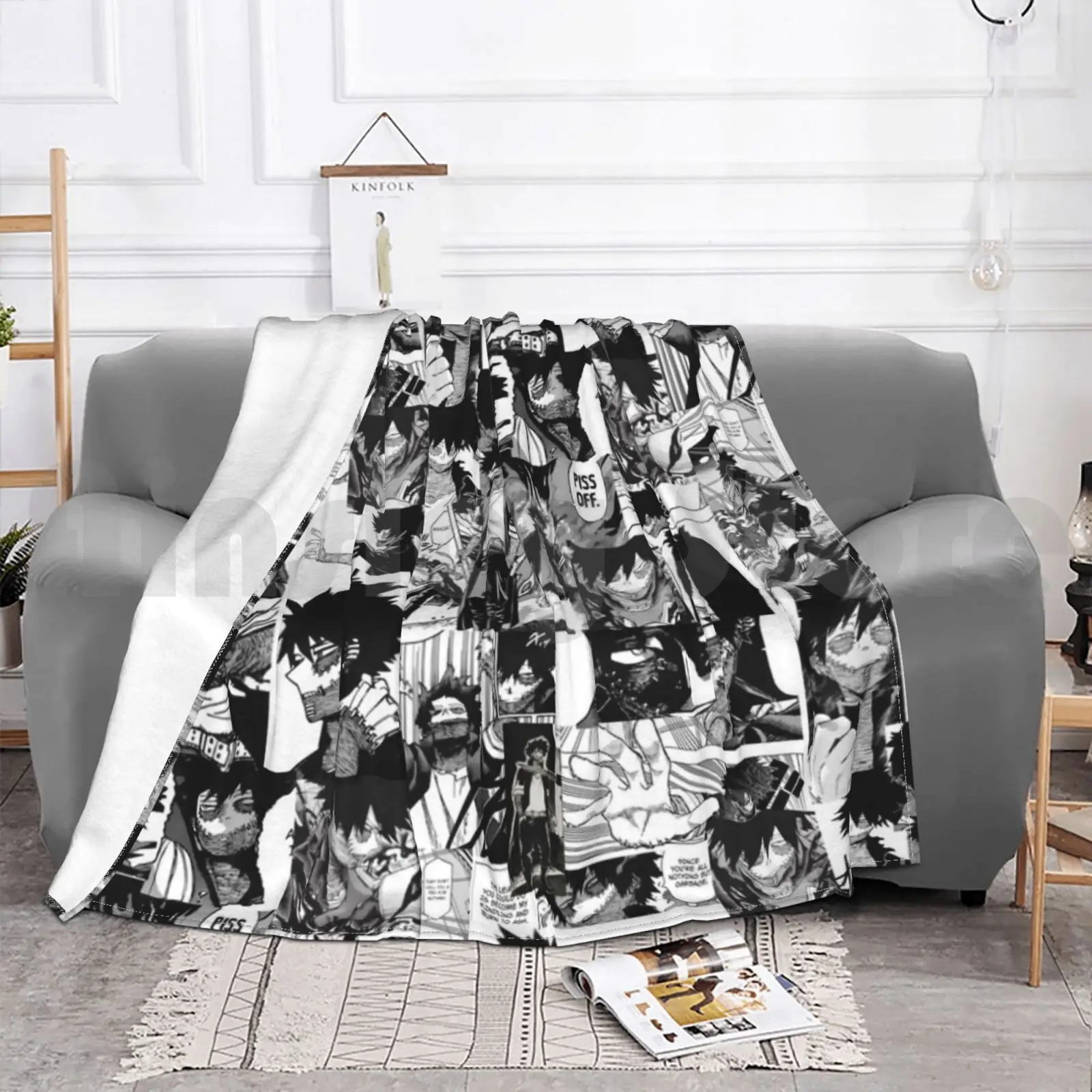 Dabi коллаж одеяло модное на заказ 3055 Bnha Boku No Hero Академия Mha Todoroki