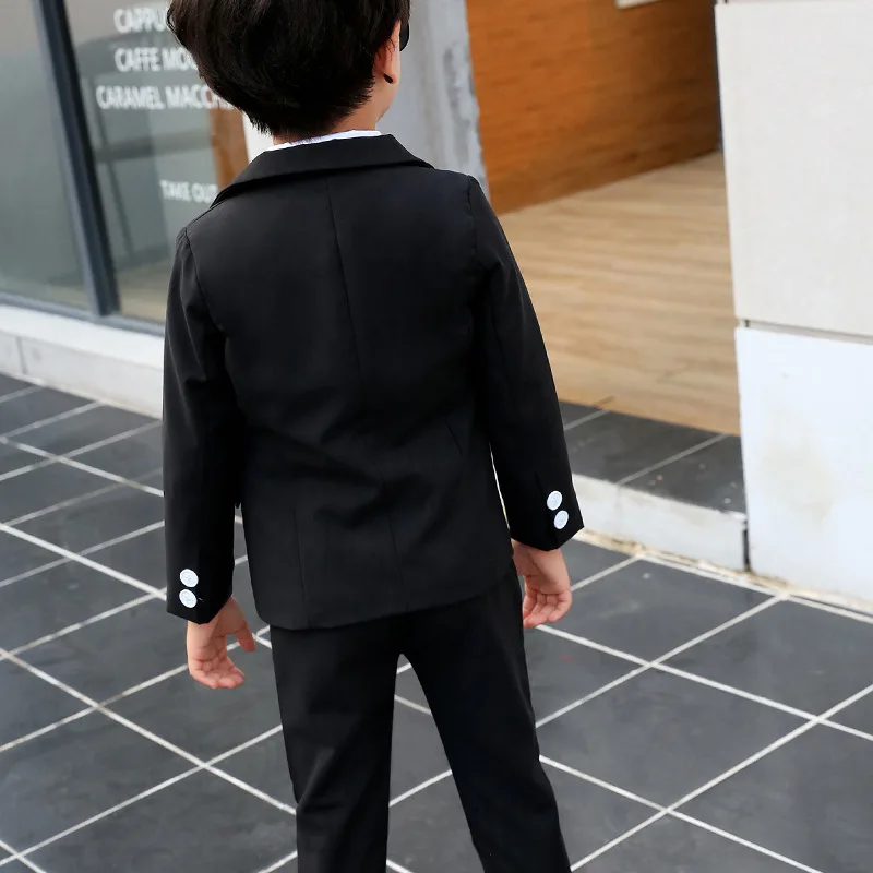 Костюм для мальчиков Вечерние Детские костюмы Куртка Жилет Брюки 3 предмета