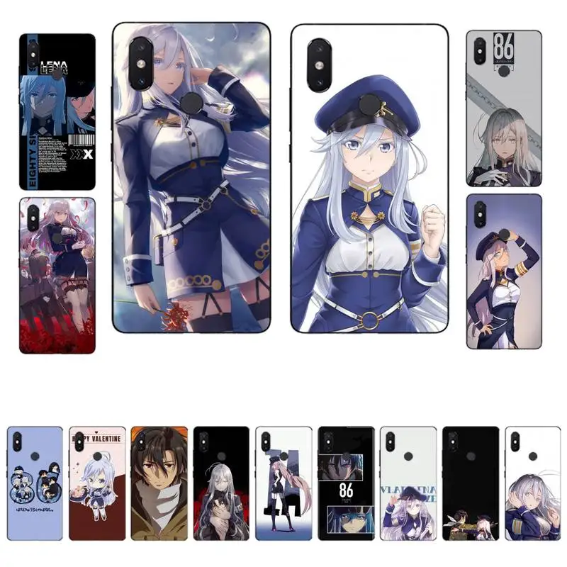 

FHNBLJ 86 Eighty Six Anime Phone Case for Xiaomi mi 8 9 10 lite pro 9SE 5 6 X max 2 3 mix2s F1