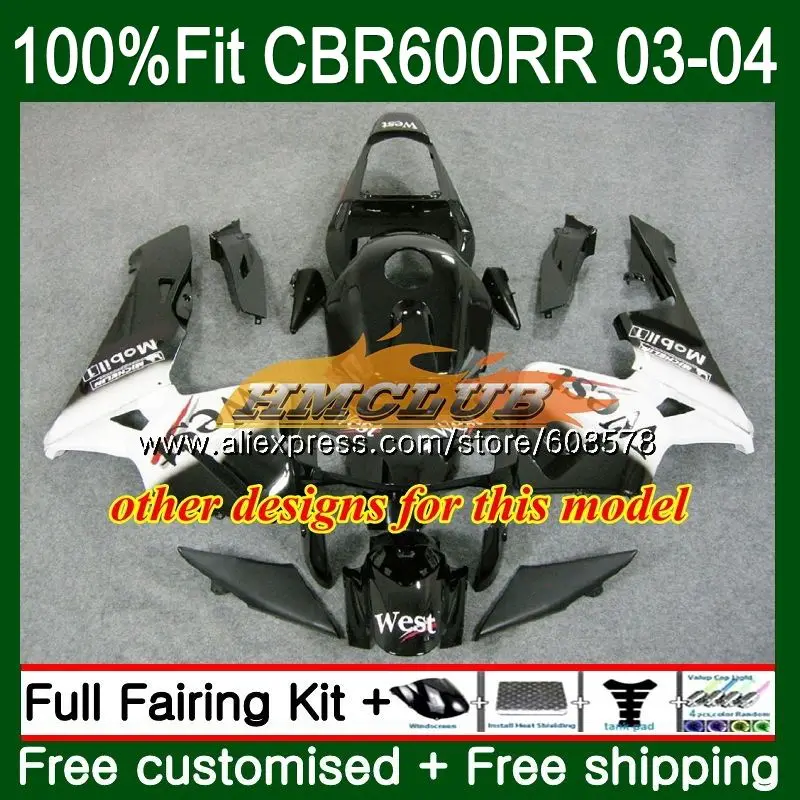 Литые изделия для Honda CBR 600RR 600F5 CBR600 RR 2003 2004 синий 72CL. 88 CBR600RR CBR600F5 600 F5 03 04 OEM