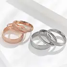 Кольца женские из нержавеющей стали, розовое золото, размер США 4, 5, 6, 7, 8, 9, 246 мм