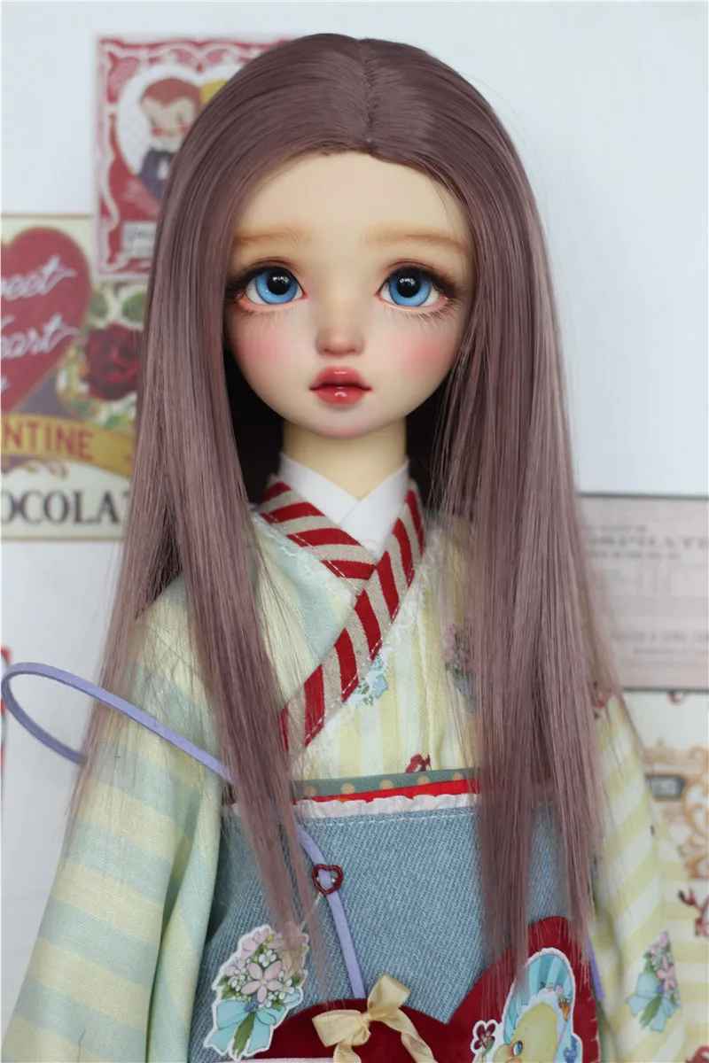 

Детские парики BJD.DD из высокотемпературного шелка, длинные прямые волосы