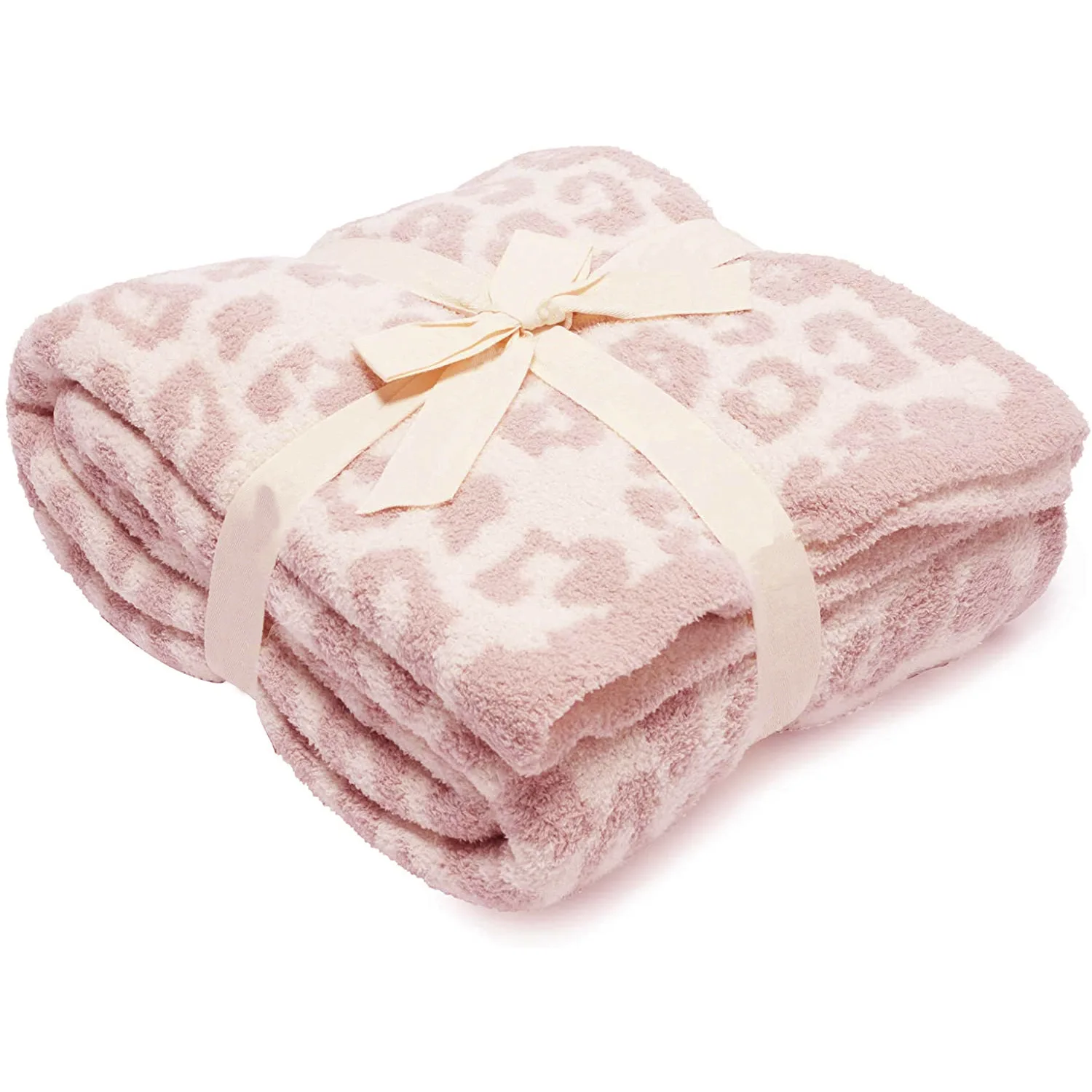 

ZENGA Pink Barefoot Dreams CozyChic Barefoot in The Wild Throw One Size,Leopard/Stone/Cream,CozyChic BITW Adult Throw . Leopard