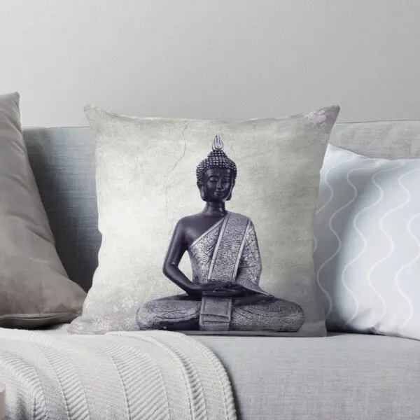

Buddha Justart Printing Throw Pillow Cover Decor Wedding Home Waist Fashion Fashion Throw Bedroom Anime Pillows not include