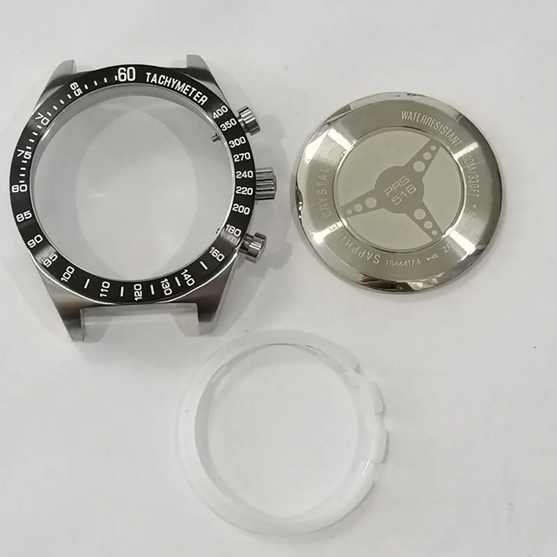 T044417A case Чехол для часов, задняя крышка, сапфировое стекло, зеркальные запчасти, чехол из нержавеющей стали для T461/T035617A/T086408A/T044430A/T100417A - Цвет: T044417A case