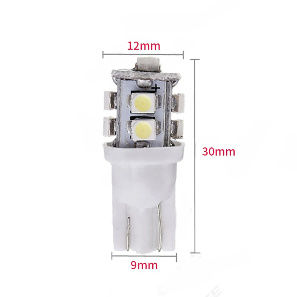 T10 168 194 W5W 12V автомобильный номерной знак свет 1210 10SMD светодиодный фонарь |