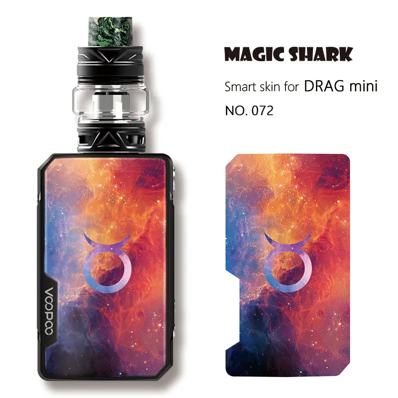 Magic Shark 2019 новинка зимы Месси Череп лист Железный человек пленка футляр для вейпа