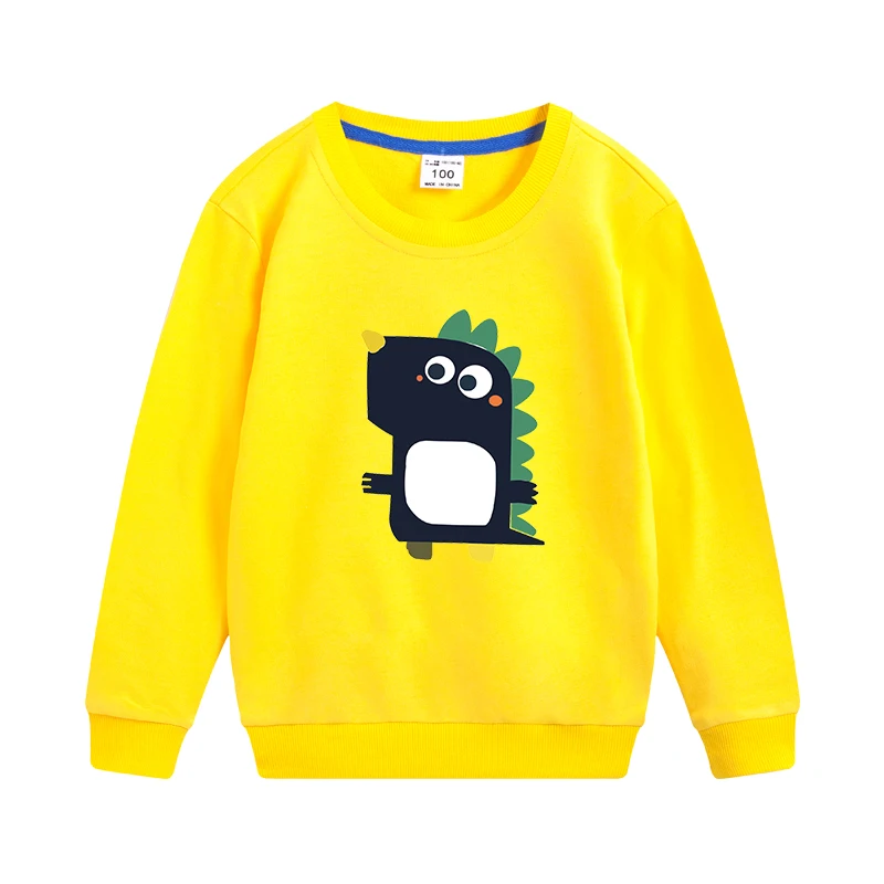 

Hot-selling boys cartoon printed cotton sweater T autumn children's long-sleeved shirt 2021 new casual children's wear