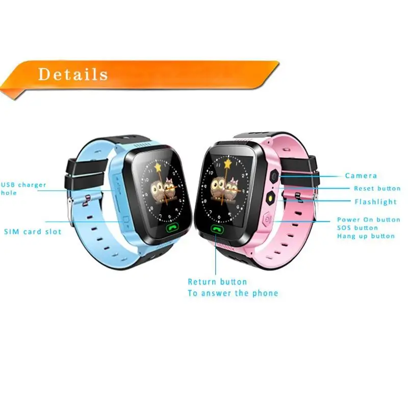Q90 Детские умные часы LBS отслеживание местоположения SOS анти потеря Smartwatch 2G sim