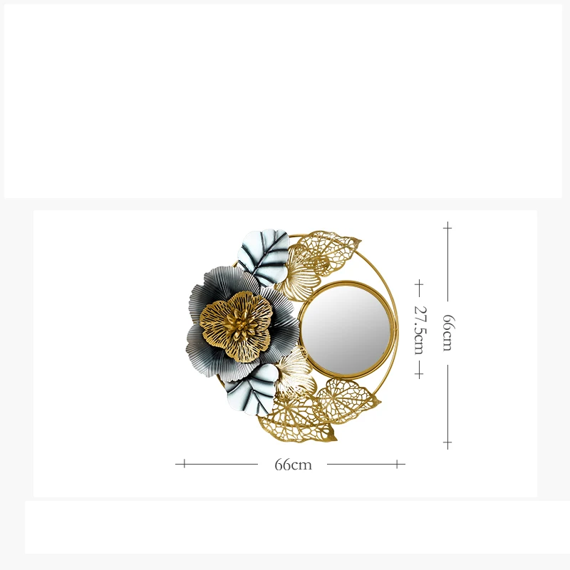 Большое домашнее настенное зеркало современный дизайн 3D висячее декоративное