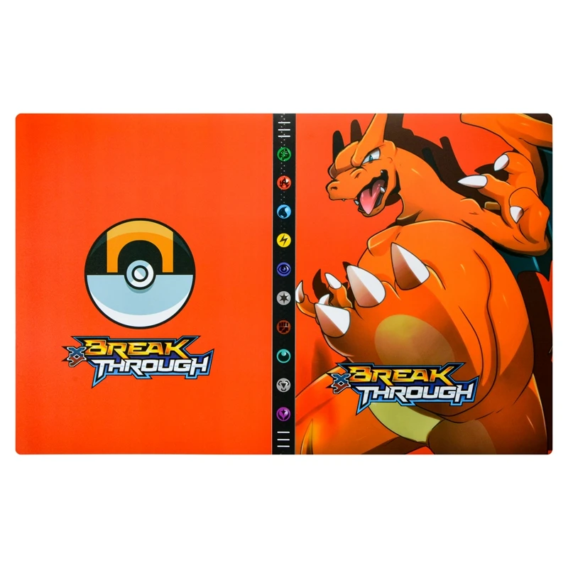 &Aacute;lbum de tarjetas Pokemon VMAX GX para ni&ntilde;os, carpeta de mapa de dibujos animados, juguetes de cartas de juego, regalos de Navidad, 432 Uds.-2