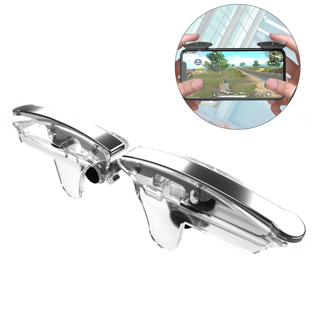 1 пара триггера шутер Кнопка контроллер для PUBG геймпад Android IOS Fire Aim ключ iPhone 11 Pro Max X