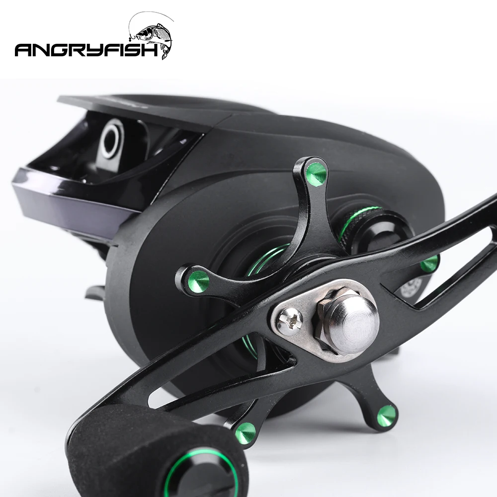 Angryfish высокоскоростная катушка для заброса приманки 6 3: 1 длинная Рыболовная макс.