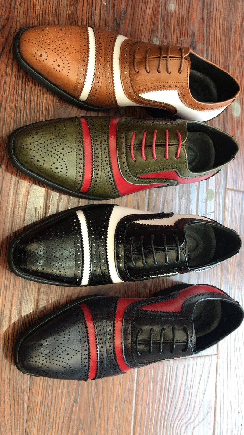 

Men's Dress Shoes Newest Low-heel Lace-up Pu Leather Shoes Male Fashion Casual Classic Derby Shoes Zapatos De Hombre AG005