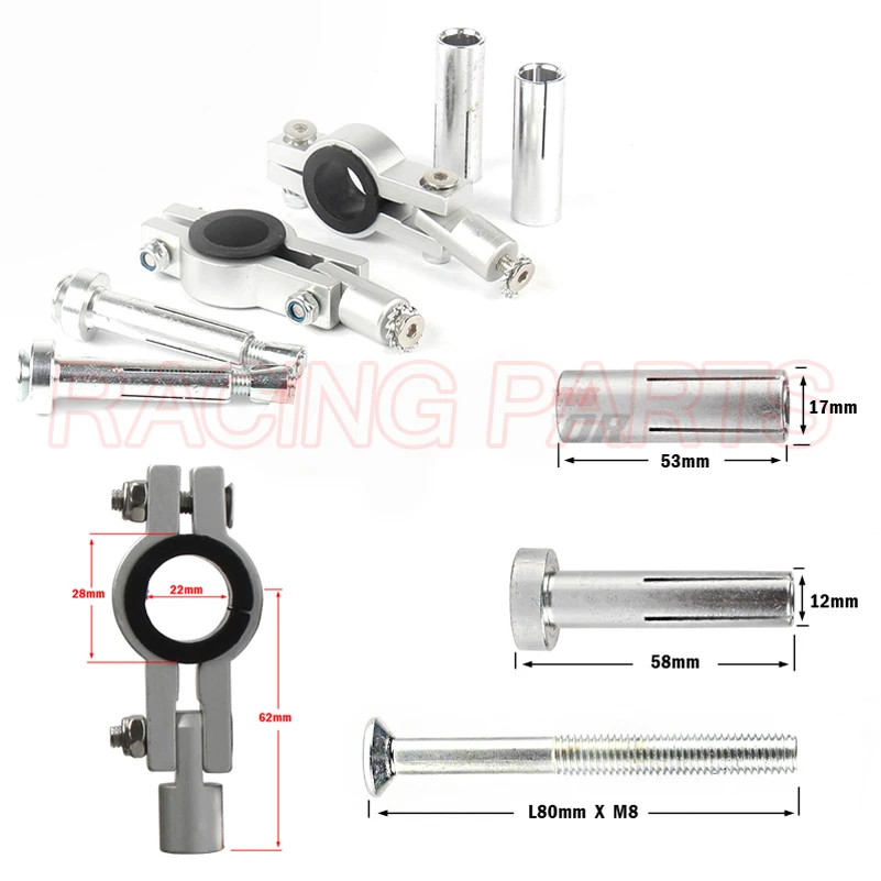 Защита для рук на руль мотоцикла защитная накладка 22 мм 28 KTM KAWASAKI HONDA YAMAHA SUZUKI -