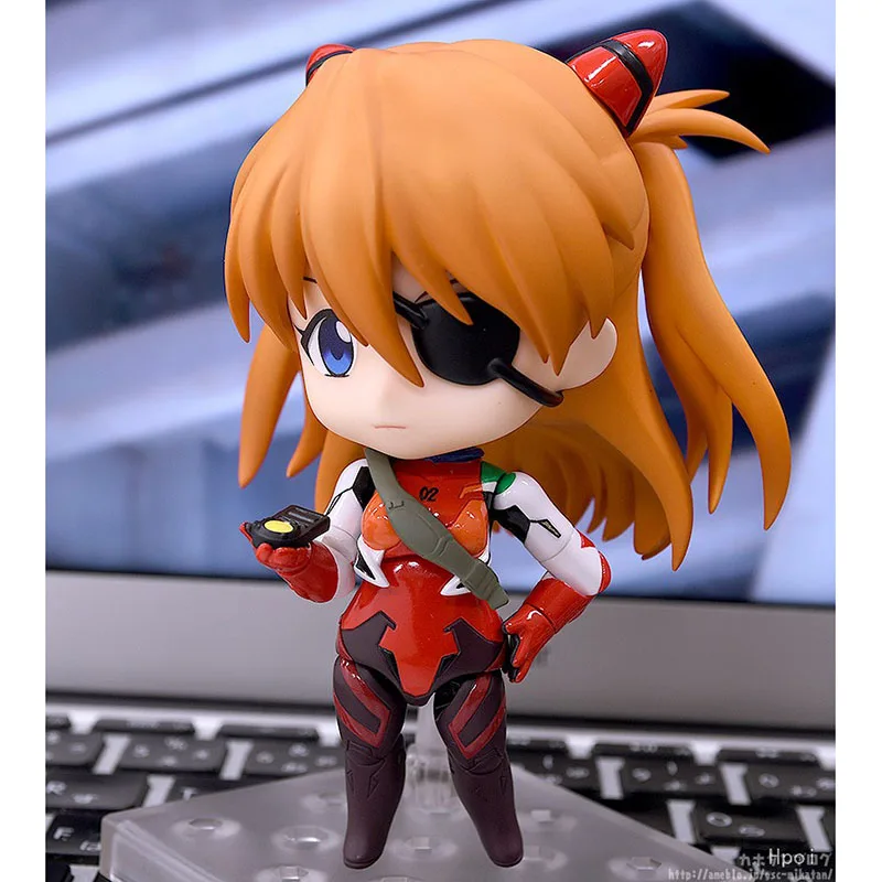 

Gsc Original Evangelion Asuka Figure Q Version Combat Suit Anime Model Eva 10Cm Collection Action Figure Toys for Boys Gift