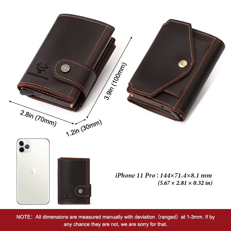 Slim Male Walet Short ID Men Wallets Luxury Hasp Purse Genuine Leather Bank Card Holder Credit Travel Credential Coin Money Bag images - 6