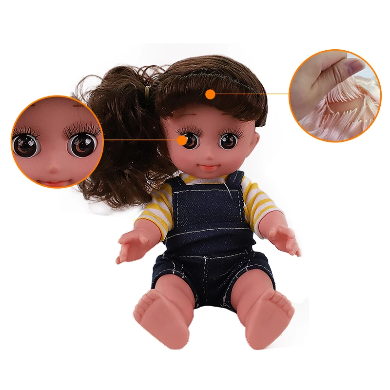 10 дюймов Bebes Reborn Baby Dolls с лошадью-качалкой мягкие силиконовые куклы боди малыши