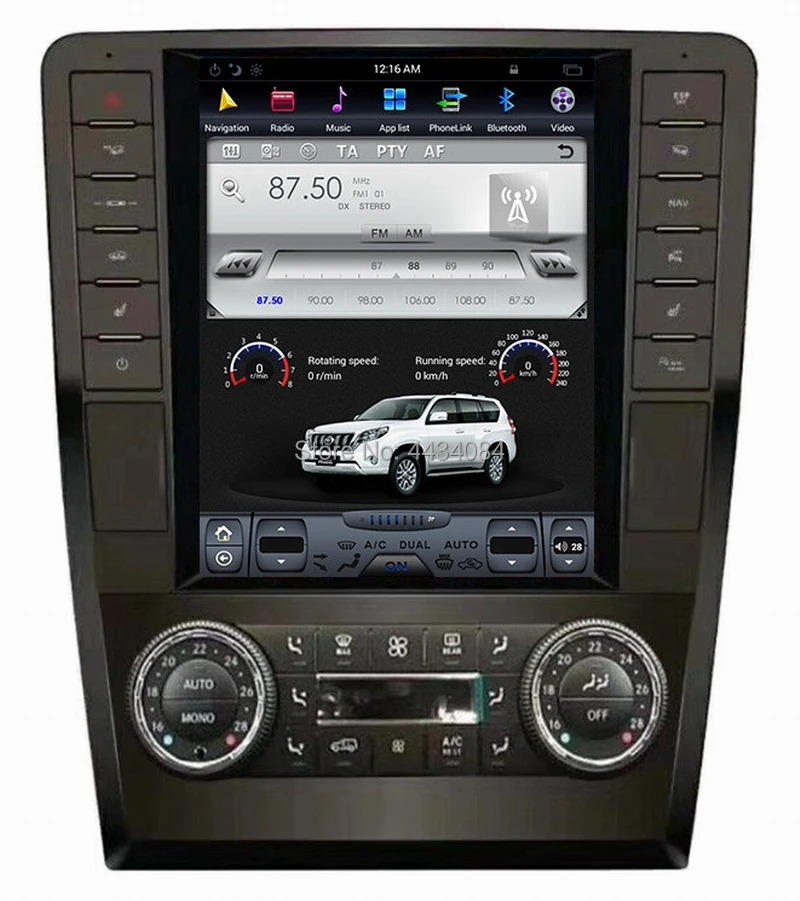 Ouchuangbo 9 7 дюймов Автомобильный Стерео gps головные блоки для Mercedes Benz ML GL 2005-2012