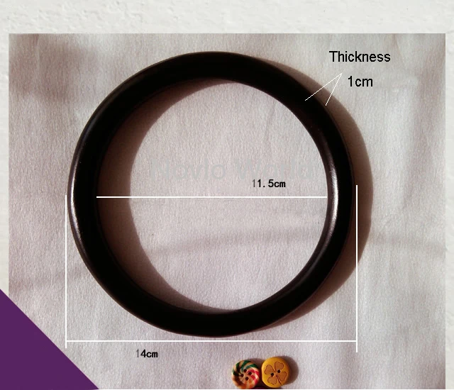 4 10 шт. 2 размера 11 см 14 круглая ручка твердая деревянная посылка пазл круглые