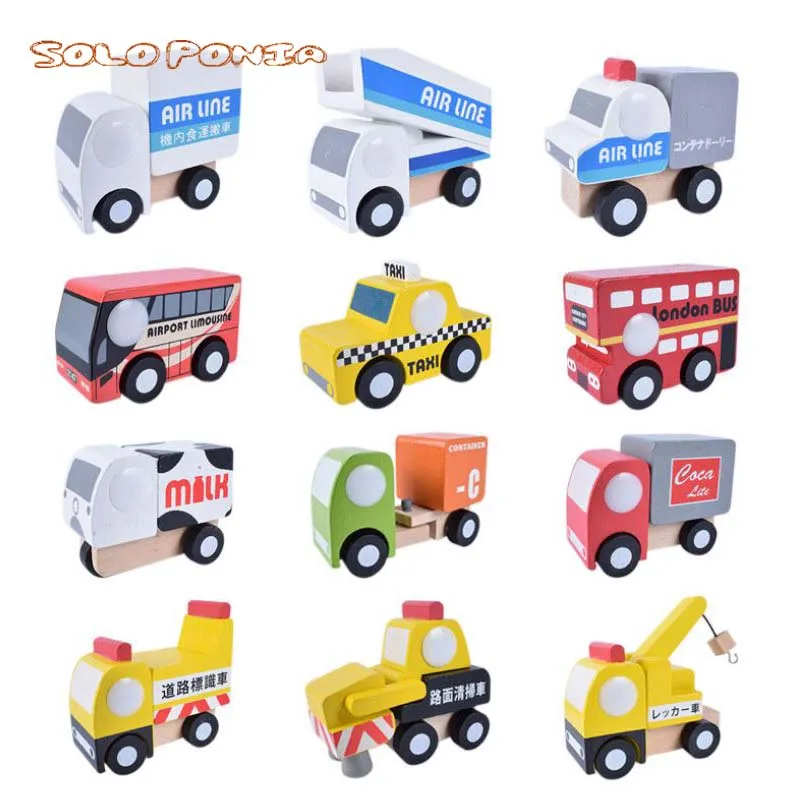 Деревянная модель 12 штук разные цвета деревянный игрушечный самолет с