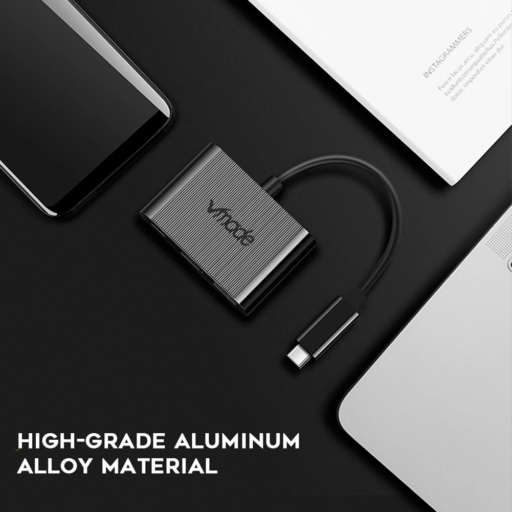 vmade cb09a тип c док станция usb c концентр