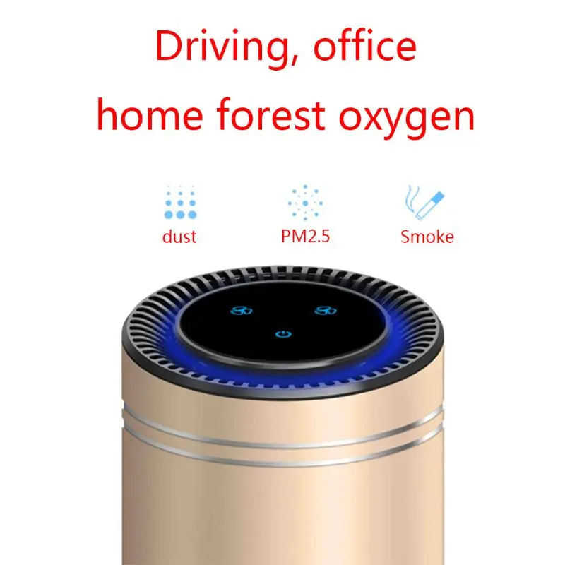 

Car Air Purifier Electric Air Freshener USB Mini Air Purifier HEPA Filter Y5GF