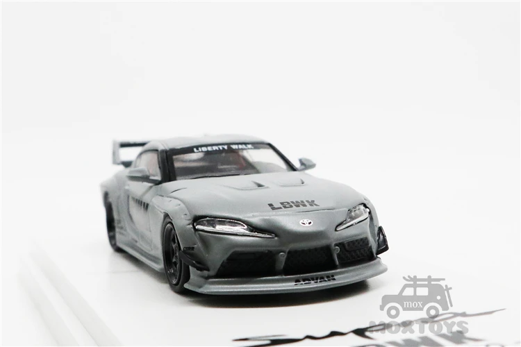 TimeMicro 1:64 LBWK фунтов лёгкий нейлоновый трос работы Toyota Supra/Pandem Rocket Bunny Mazda RX-7 серый