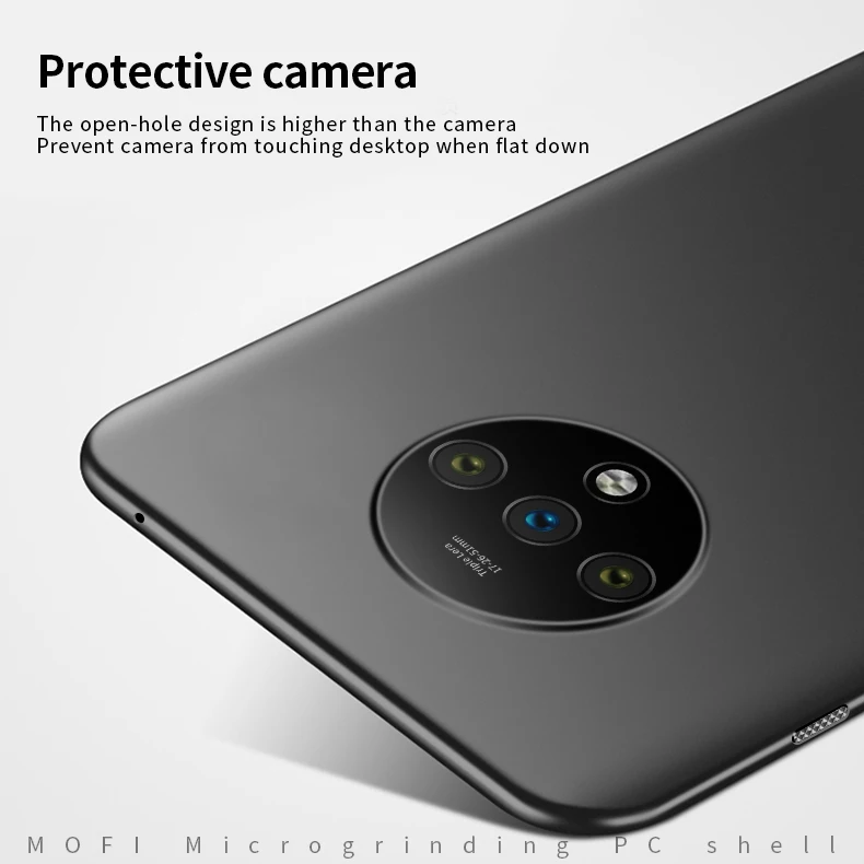 For OnePlus 7T Case MOFi Hard Luxury Protection Cover For OnePlus 7T Phone Case Cover
