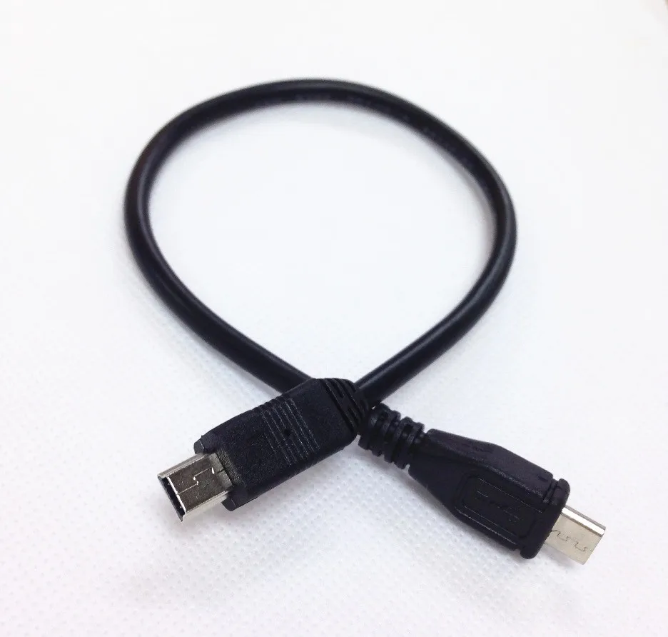 Адаптер хоста OTG 30 см Micro USB Тип B штекер-мини Штекер кабель преобразователя новый