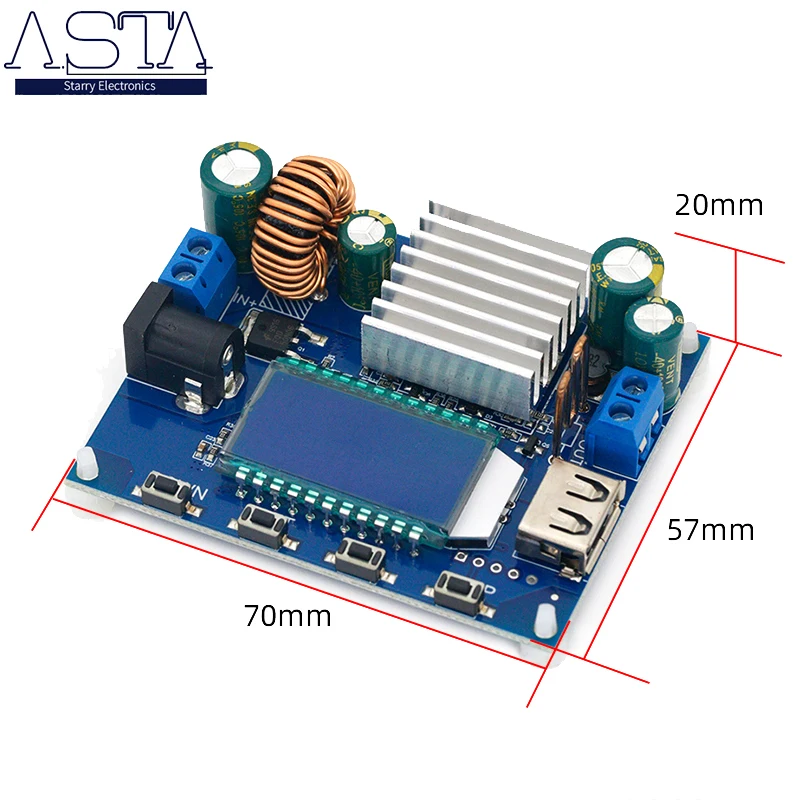 Регулируемый Модуль питания постоянного тока SK35L 0 6-30 в 4 а 35 Вт 5 6 9 12 В 24 Boost/Buck CC CV