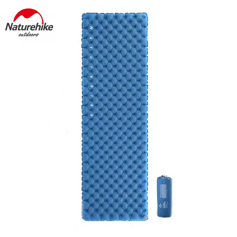 

Naturehike Single Person TPU Inflatable Mattress Portable Outdoor Waterproof Sleeping Pad 2 Valves Ultralight For Hiking Camping
