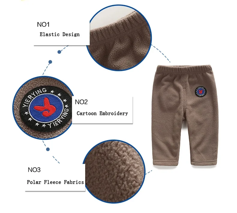 Штаны для новорожденных зимние теплые шаровары мальчиков и девочек вязаные