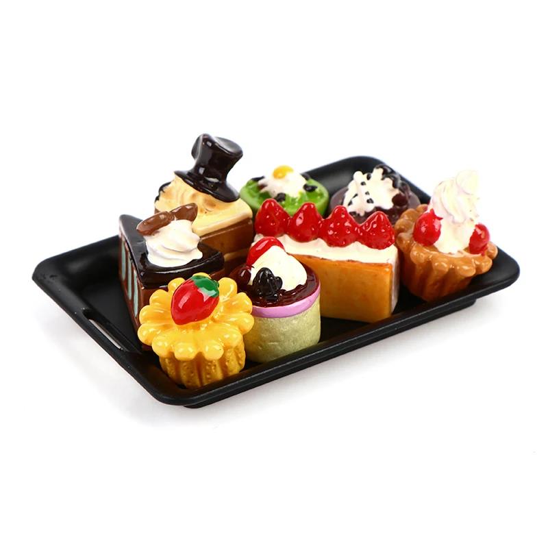 Кукольный домик для послеобеденного чая маленькие предметы кухонная модель