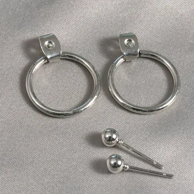 Модные новые серьги в стиле панк 2019 темпераментные простые и универсальные