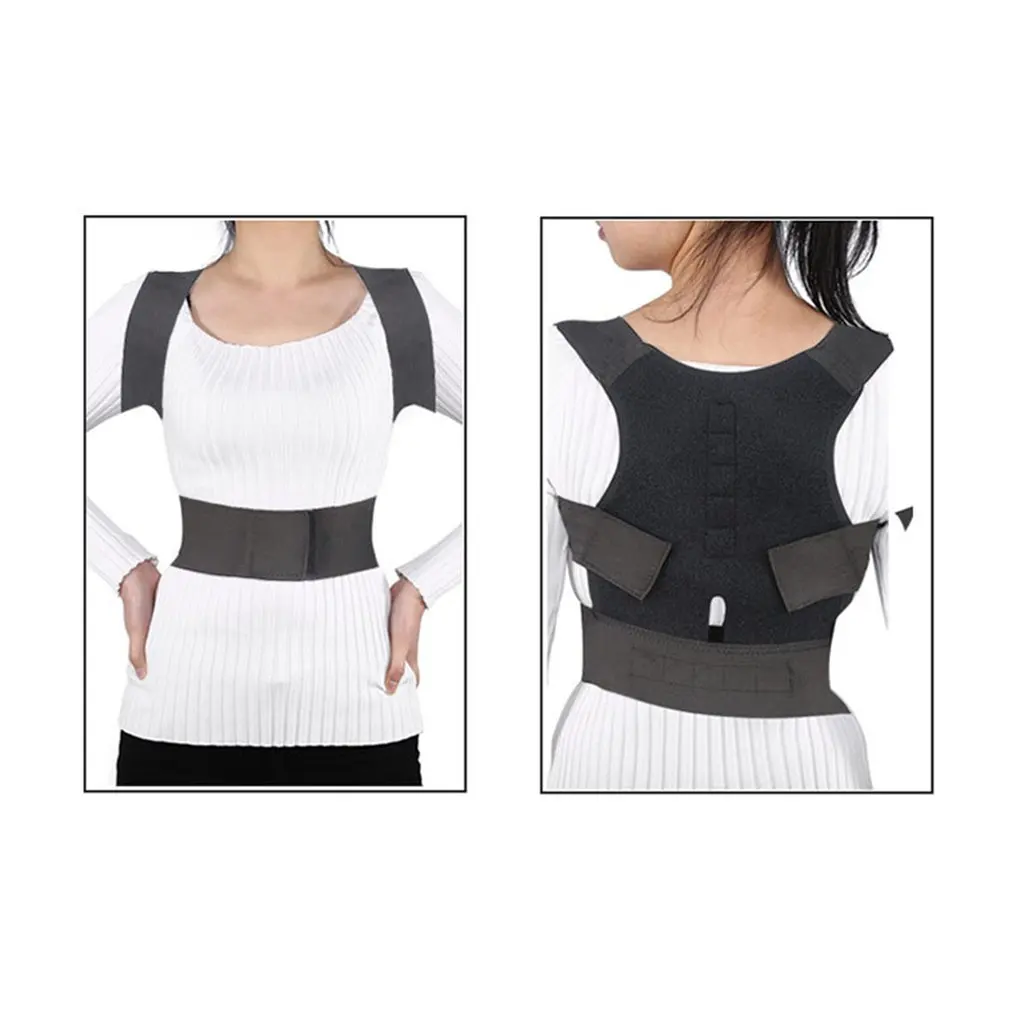 Пояс для коррекции осанки на магните приспособление взрослых выпрямление