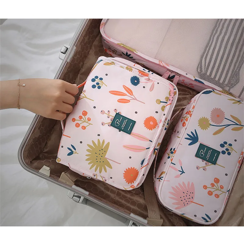 Многофункциональная дорожная косметичка для женщин сумки макияжа портативный