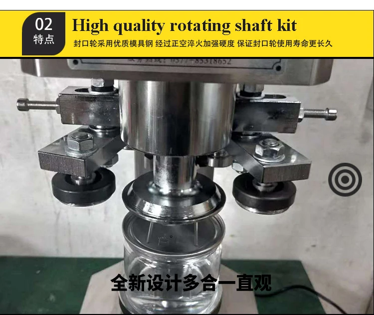 Automatic tin can capping machine PET bottles sealer can sealing machine Pop-top Aluminum Cap Seamer Easy Bottle Closing machine