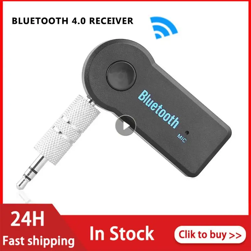 

Wireless Adapter 4.0 Bluetooth Receiver USB Charging Cable Portable Audio Manual AUX Stereo For PC TV Phone Ipad Video Player
