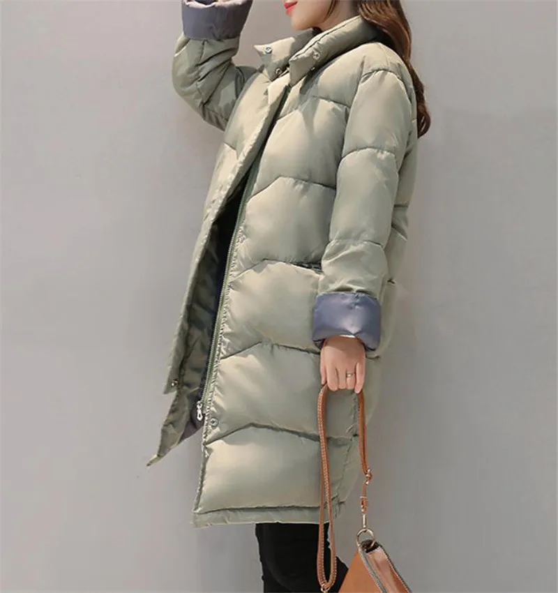 Свободная куртка с хлопковой подкладкой в европейском и американском стиле